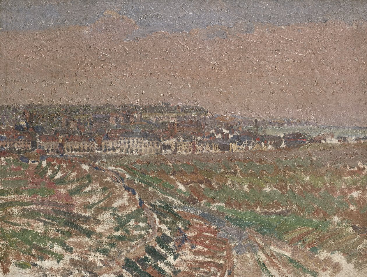 Dieppe Nyugatról, 1910-1911 alkotó: Harold Gilman