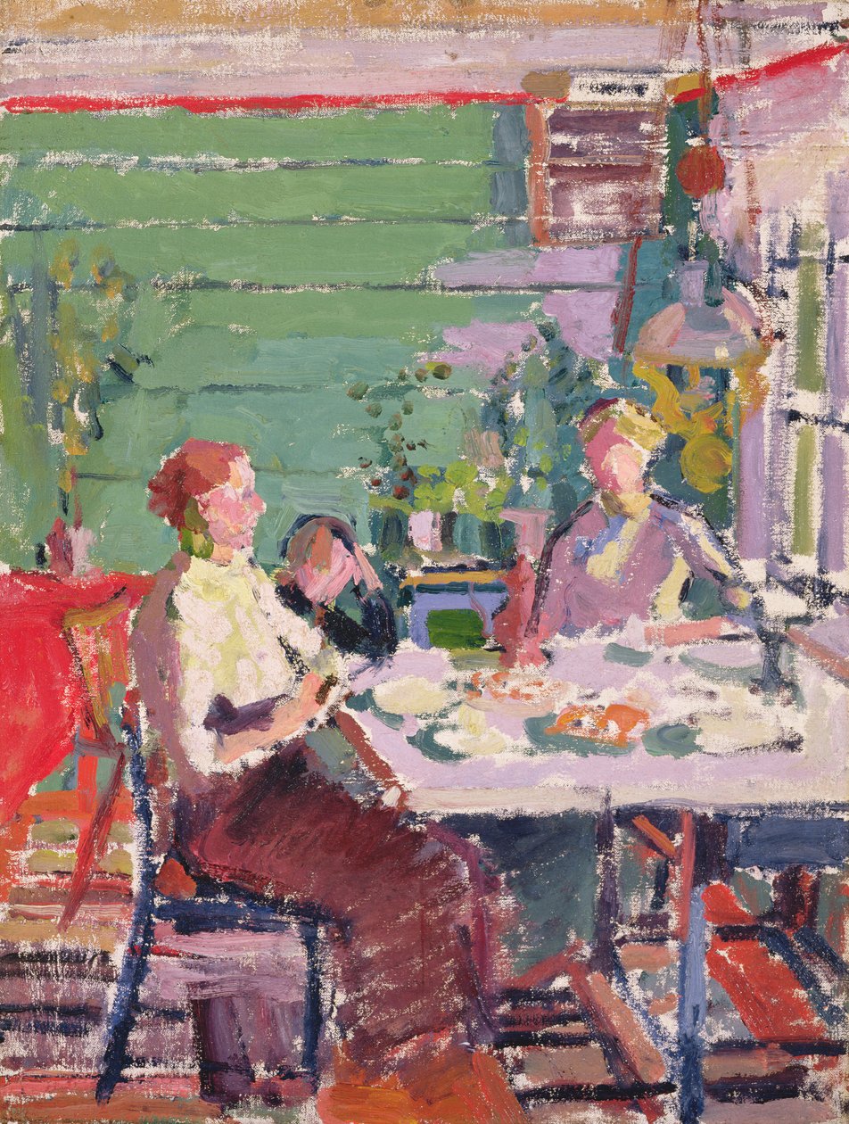 Belső jelenet, valószínűleg Norvégiában, 1912 körül alkotó: Harold Gilman