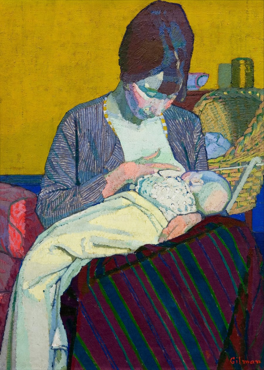 Anya és gyermek alkotó: Harold Gilman