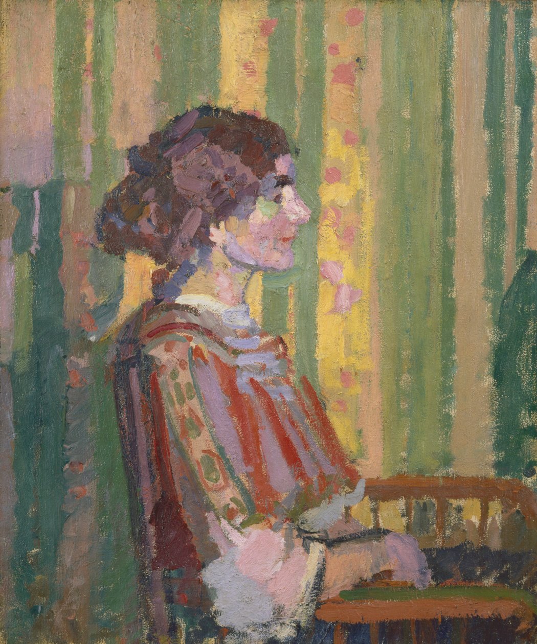 Stanislawa de Karlowska (Mrs. Robert Bevan) alkotó: Harold Gilman