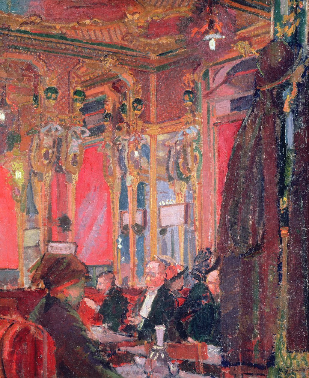 A Cafe Royal, 1912 alkotó: Harold Gilman