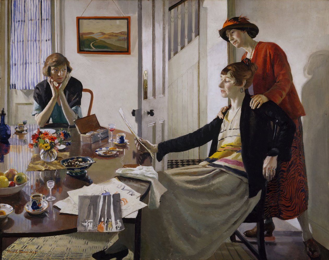 A kritikusok, 1922 alkotó: Harold C. Harvey