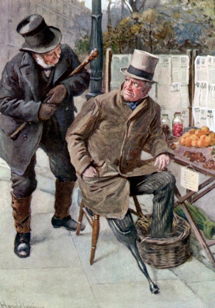 Charles Dickens "Közös barátunk" alkotó: Harold Copping