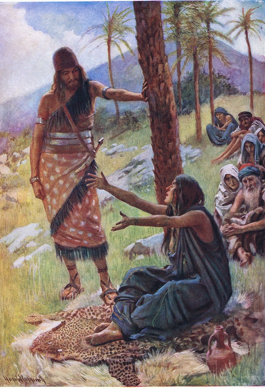 Deborah és Barak, illusztráció a Pictures That Teach The Crown sorozatból, 1920 alkotó: Harold Copping