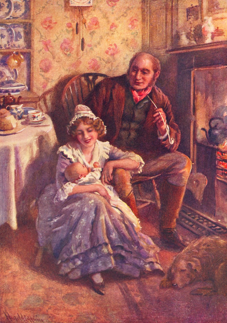 John és Dot Peerybingle alkotó: Harold Copping