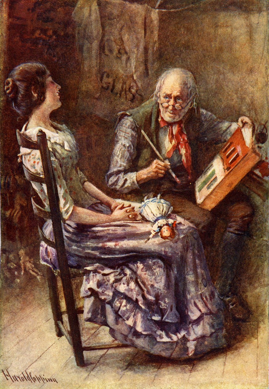 Charles Dickens: A tücsök a tűzhelyen alkotó: Harold Copping