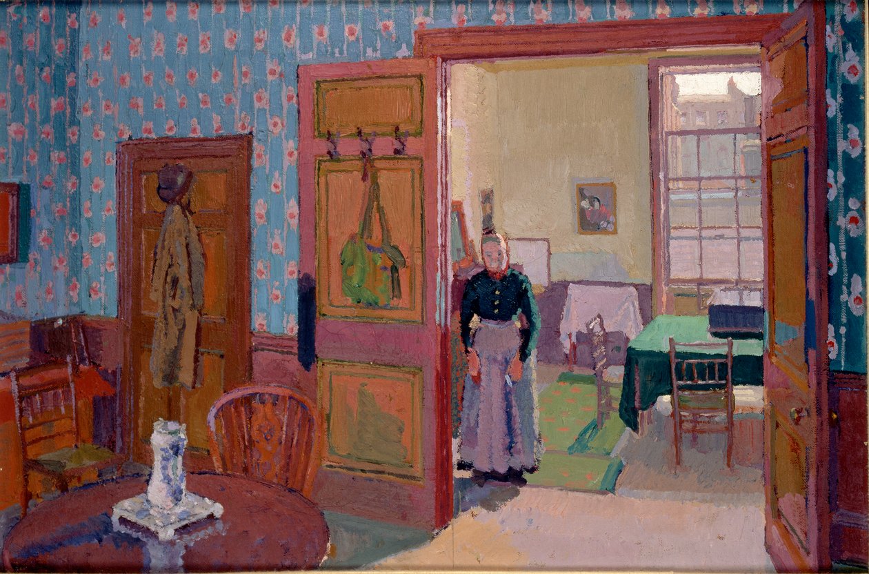 Interior Mrs Mounterrel, 1916-1917 alkotó: Harold Gilman