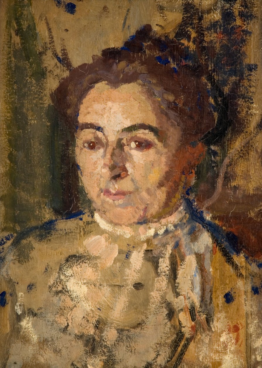Portrétanulmány egy nőről, 1908-1910. alkotó: Harold Gilman