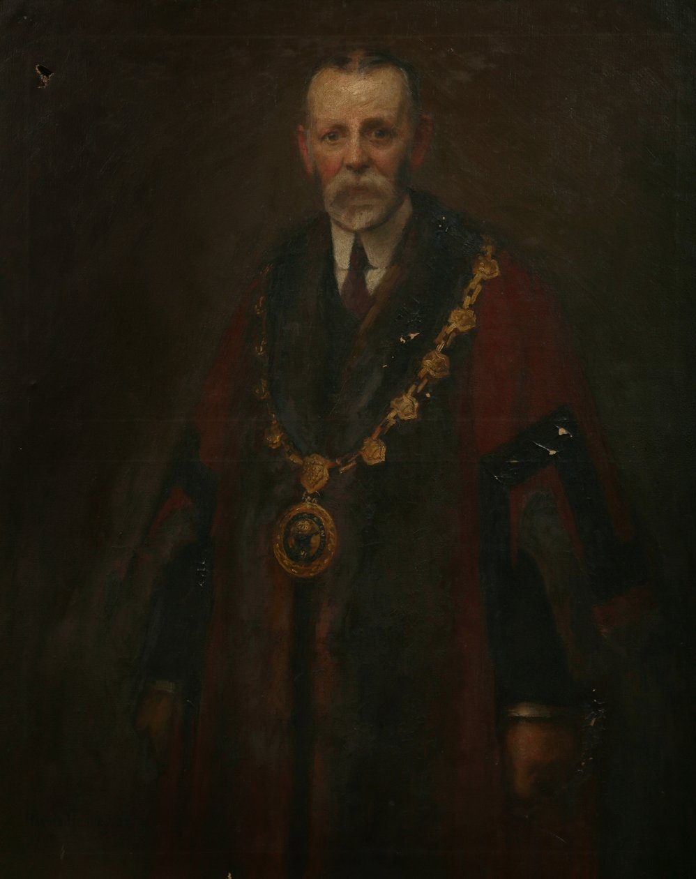 Alderman A. K. Barnett, 1914 körül (olaj, vászon) alkotó: Harold Harvey