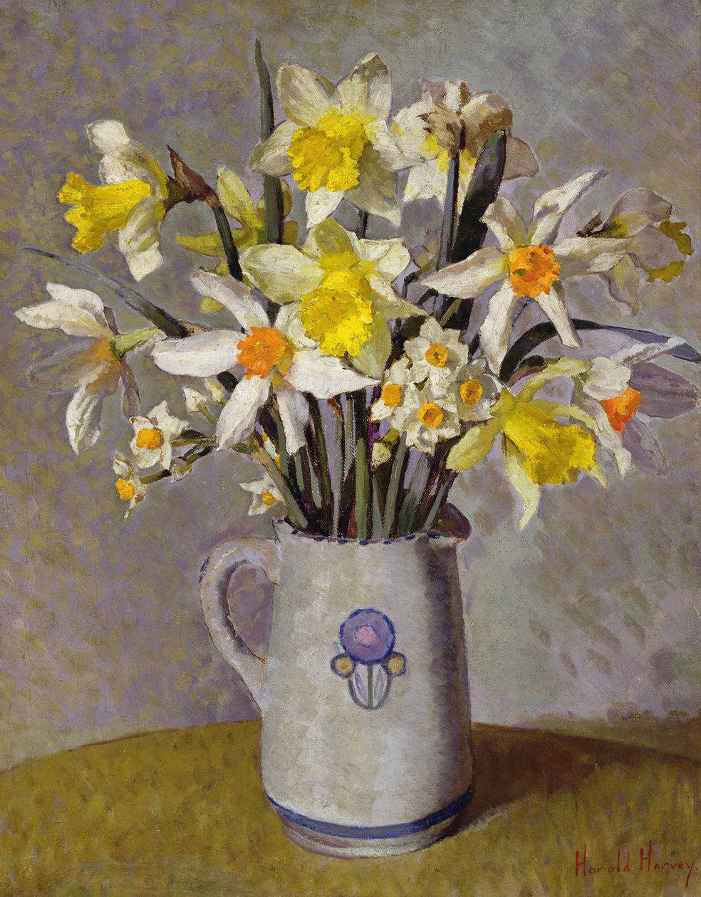 Nárcisz (olaj, vászon) alkotó: Harold Harvey