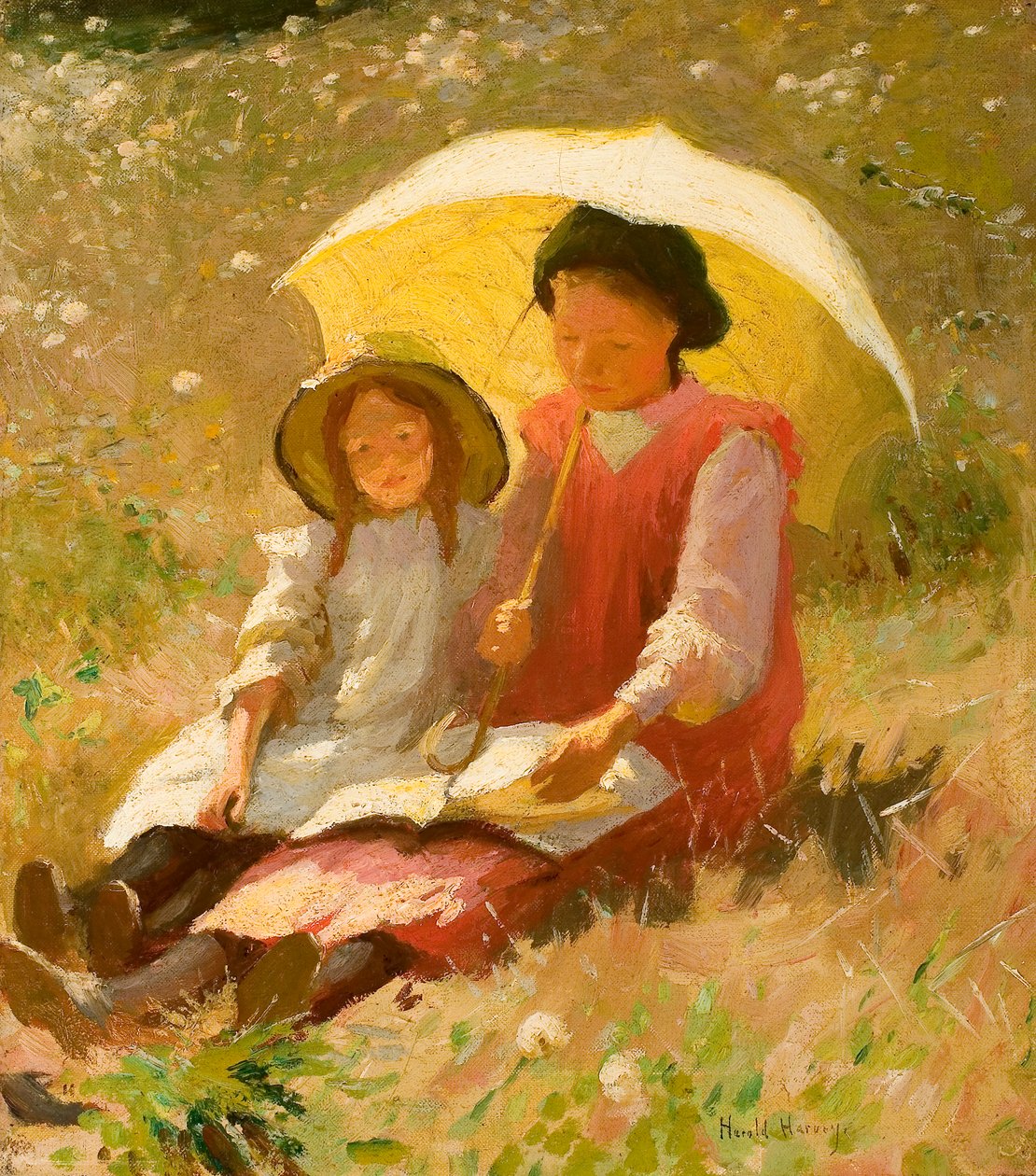 Holiday (olaj, vászon) alkotó: Harold Harvey