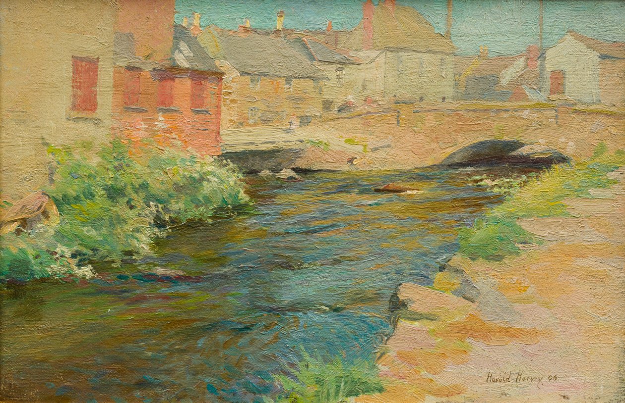 Newlyn híd alkotó: Harold Harvey