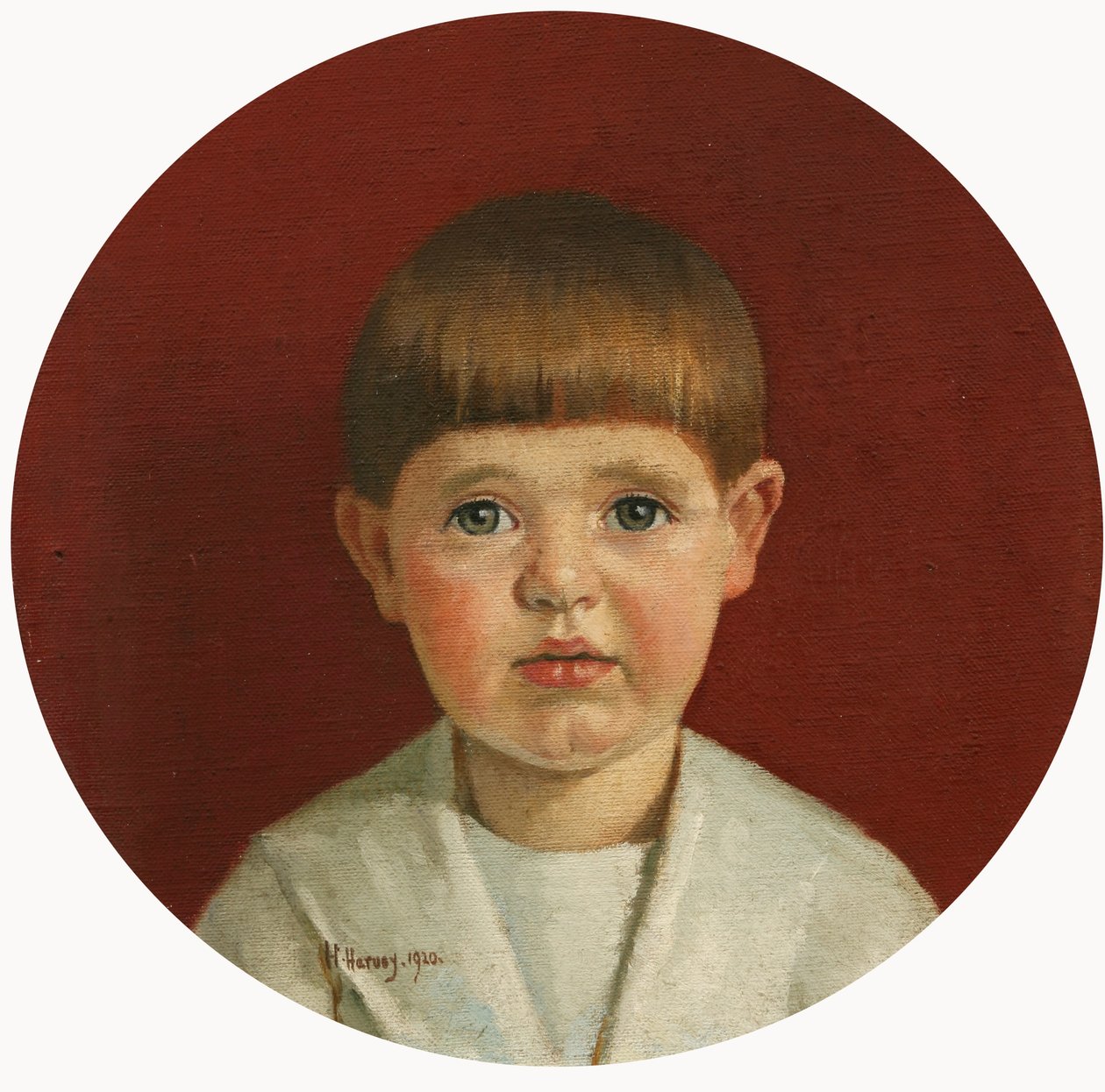 James Jewill Hill, Jr portréja (olaj, vászon a fedélzeten) alkotó: Harold Harvey