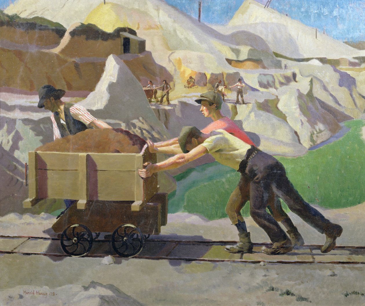 Az Agyaggödör alkotó: Harold Harvey