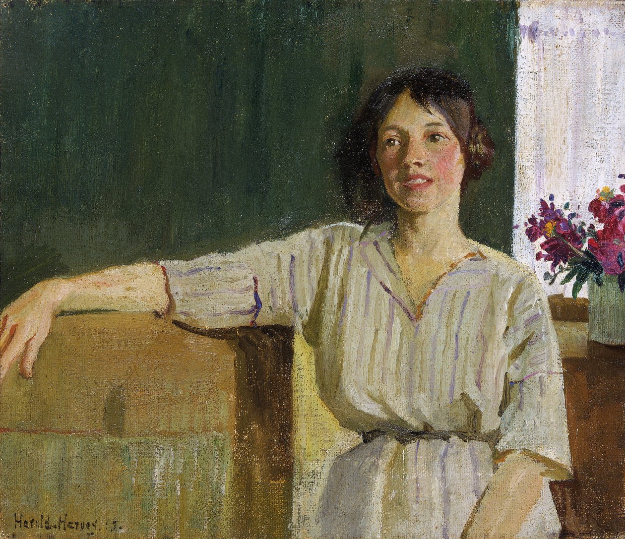 A művész modellje, Newlyn alkotó: Harold Harvey