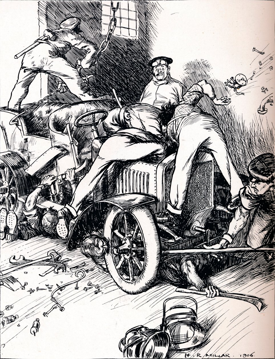 Tanácsok autósoknak, 1906 alkotó: Harold Robert Millar