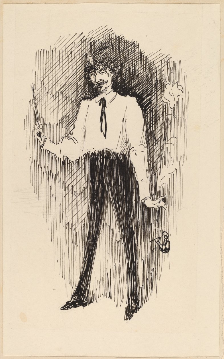Whistler portréja ecsettel alkotó: Harper Pennington