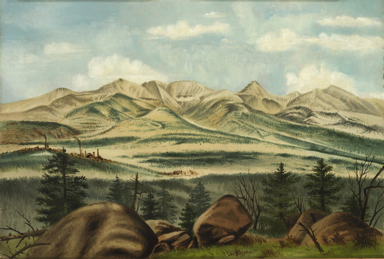 Leadville, Colorado, kb. 1880. alkotó: Harriet A. Harris