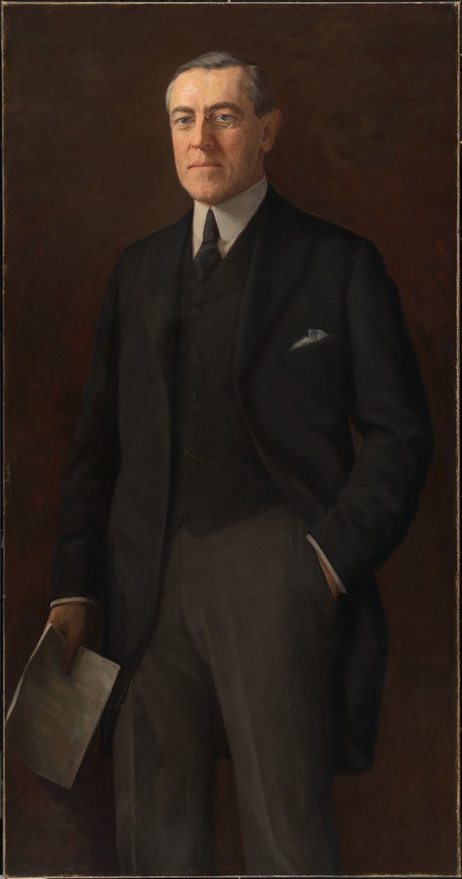 Woodrow Wilson, 1919. alkotó: Harriet Anderson Stubbs Murphy