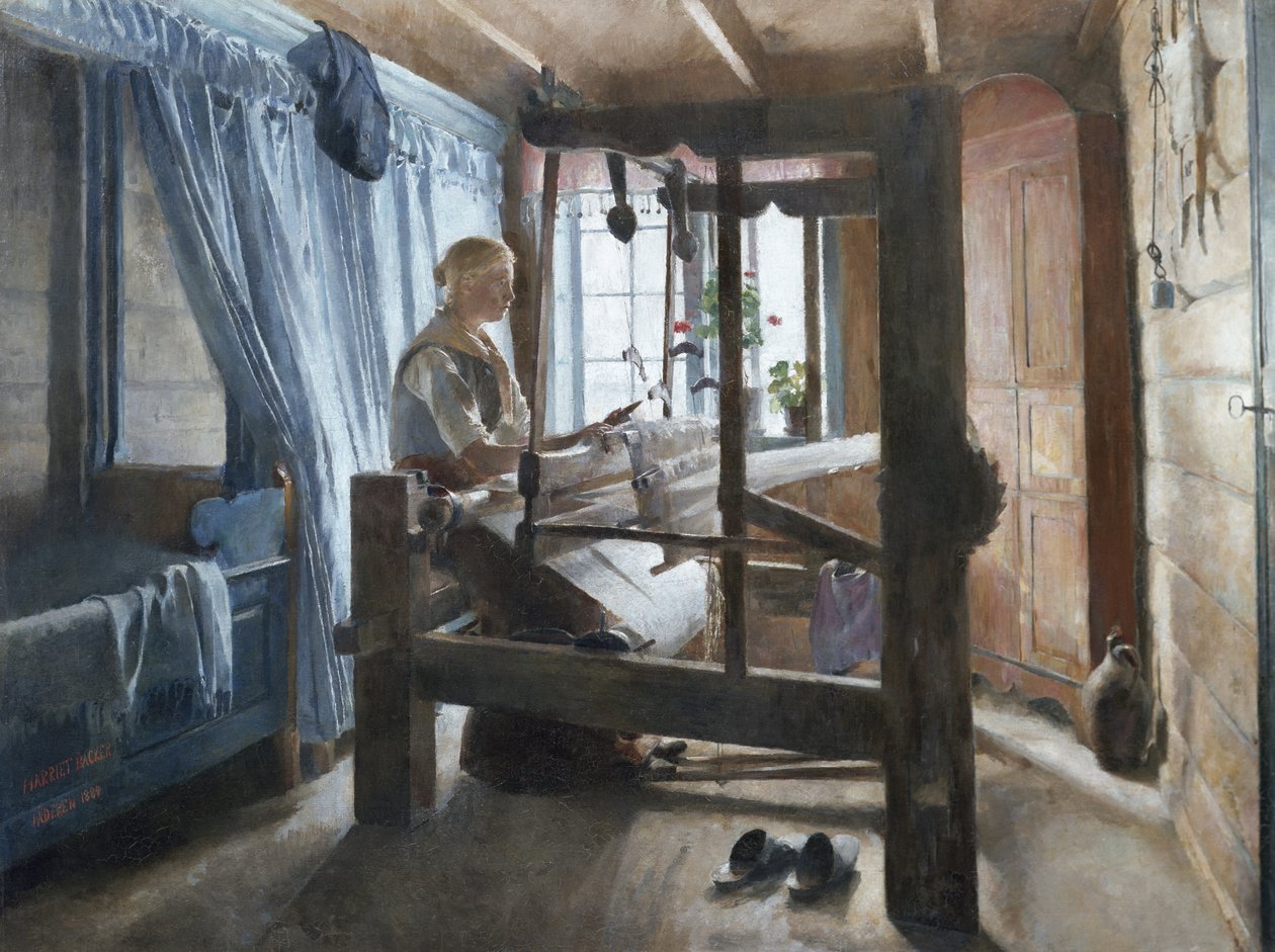 Szövőház alkotó: Harriet Backer