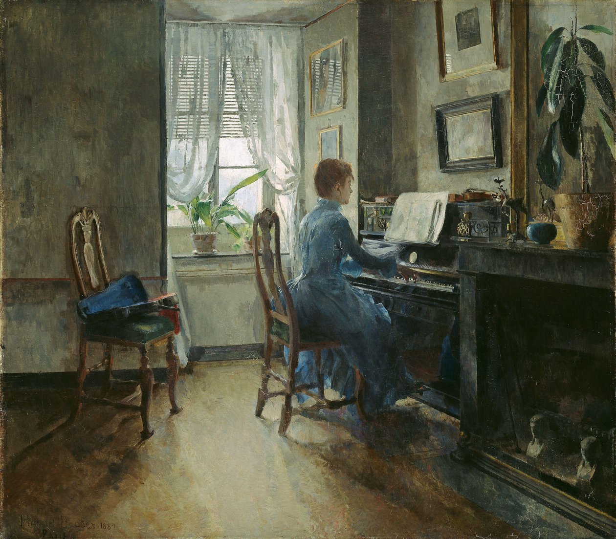 A házamnál alkotó: Harriet Backer