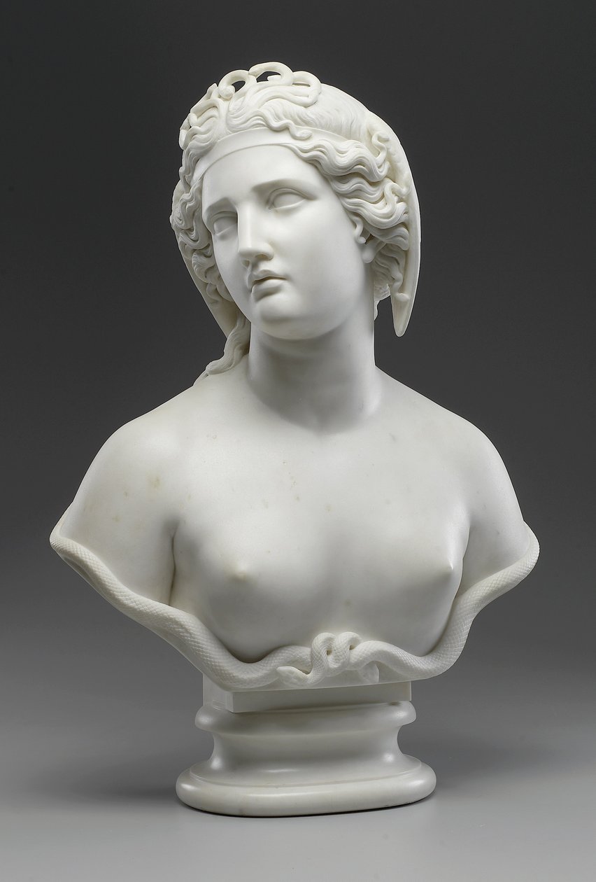 Medúza alkotó: Harriet Goodhue Hosmer