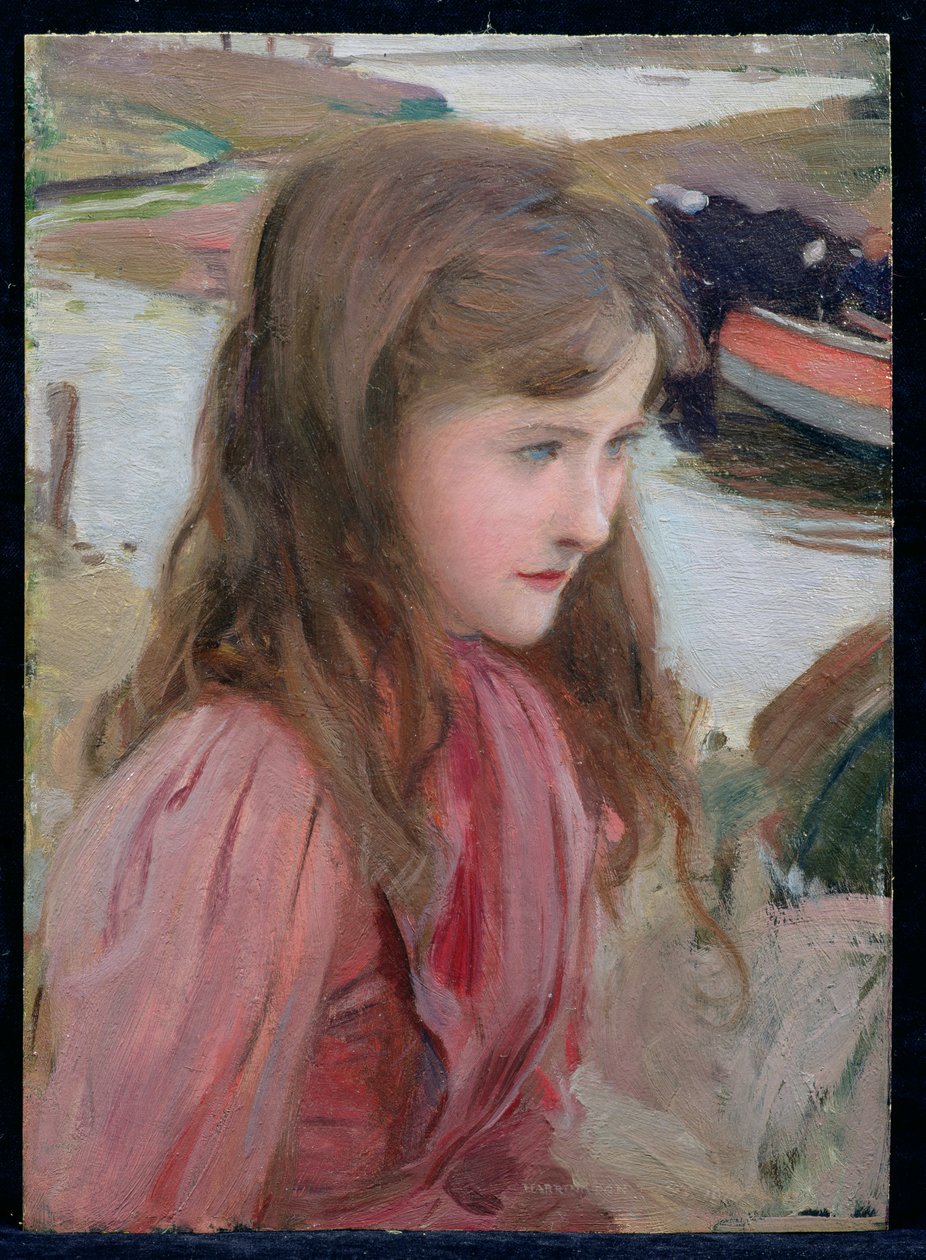 Fiatal lány tanulmánya, 1898 alkotó: Harrington Mann
