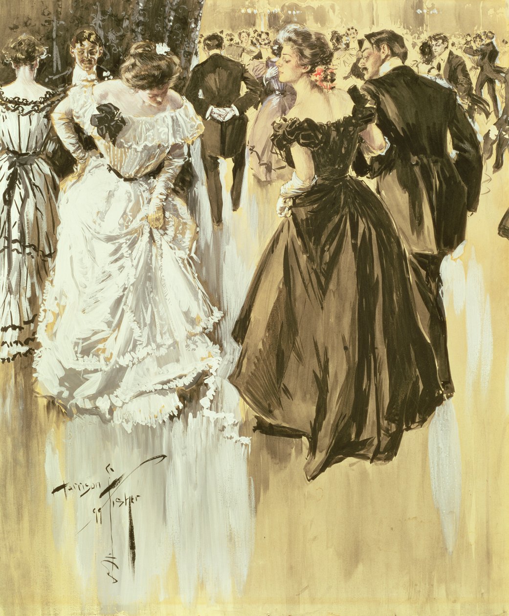 Nincs hely a kétségnek (wc, gouache és ceruza papíron) alkotó: Harrison Fisher