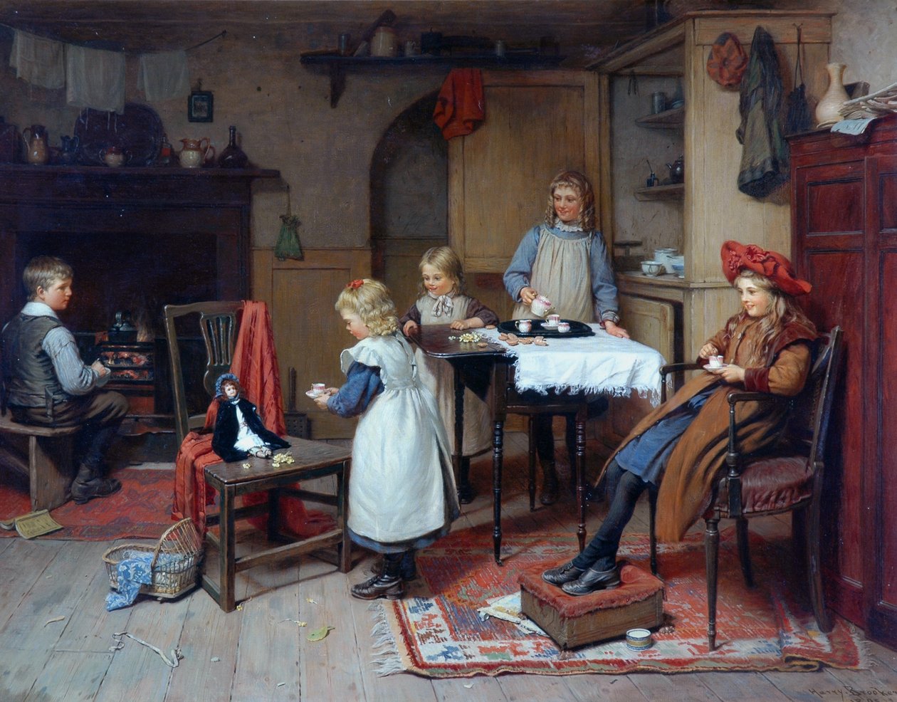 Délutáni tea alkotó: Harry Brooker