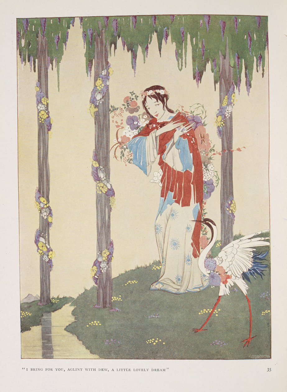 Bölcső-dal. "Hozok neked, harmattól csillogva,   egy kis szép álom" alkotó: Harry Clarke