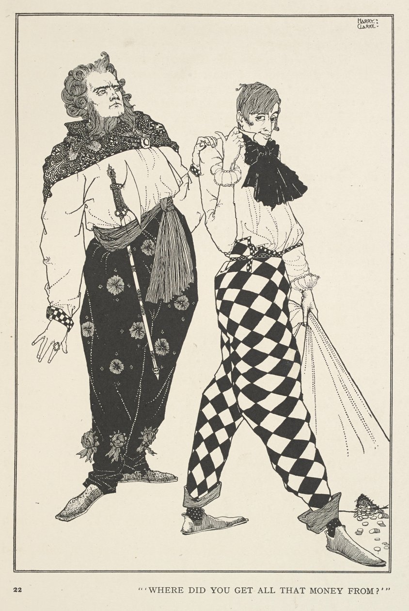 Nagy Claus és Kis Claus Honnan vetted azt a sok pénzt? alkotó: Harry Clarke