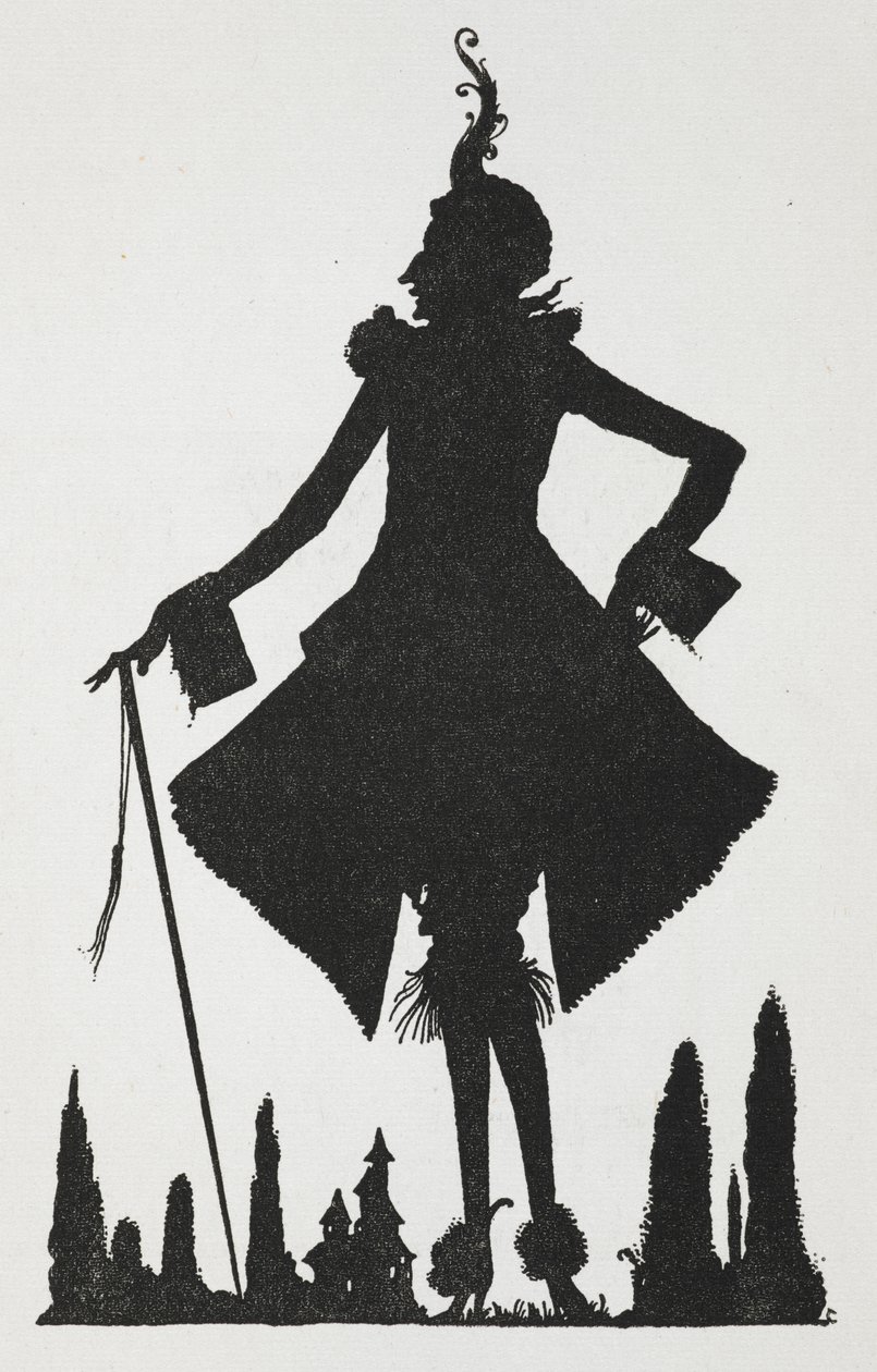 Illusztráció a történethez: „Riquet with the tint”. alkotó: Harry Clarke