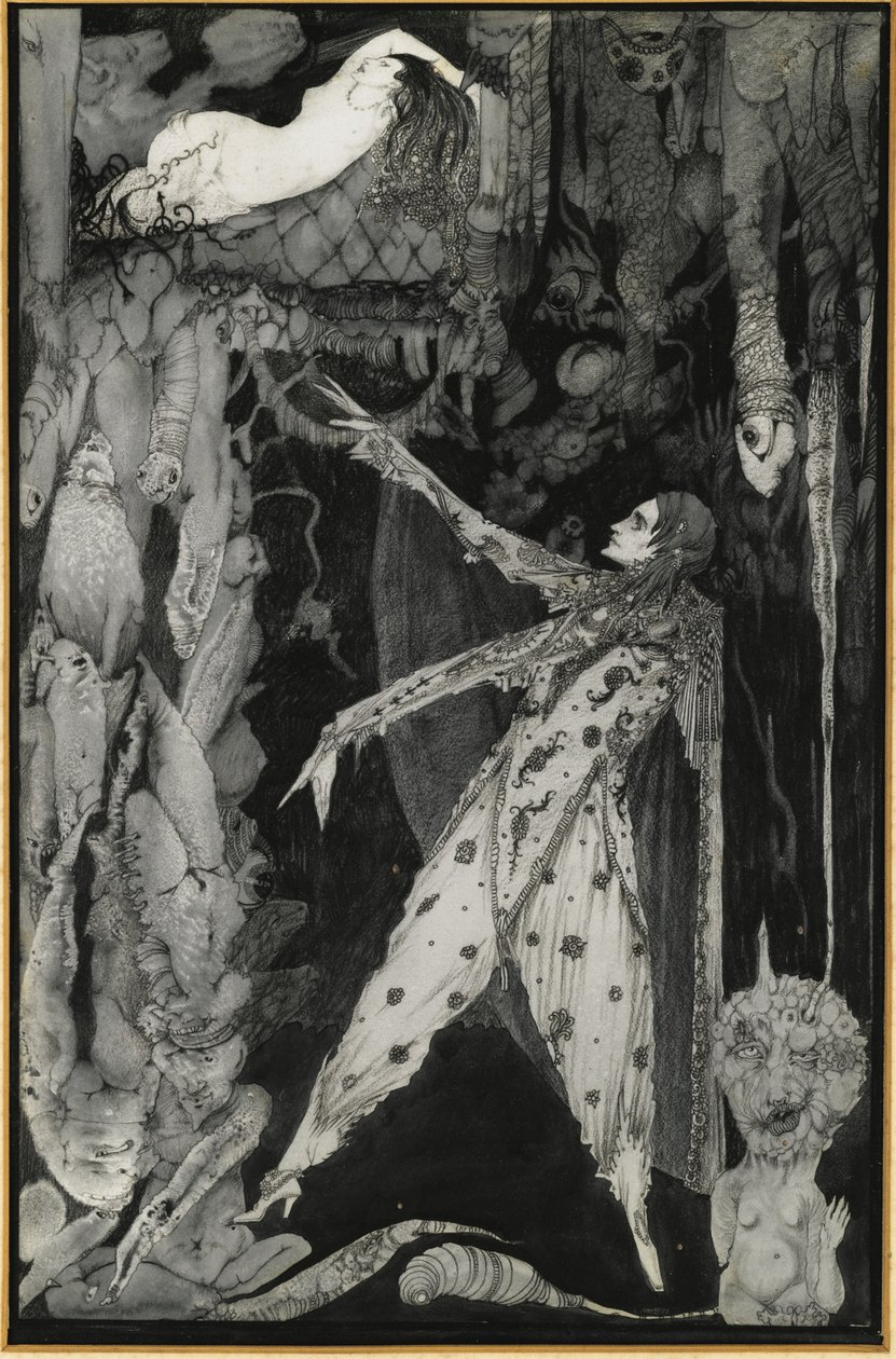 Illusztráció Goethes Fausthoz, 1924-1925 alkotó: Harry Clarke