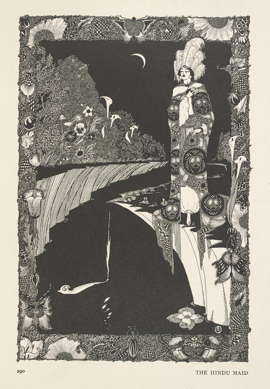 The Hindu maid. alkotó: Harry Clarke
