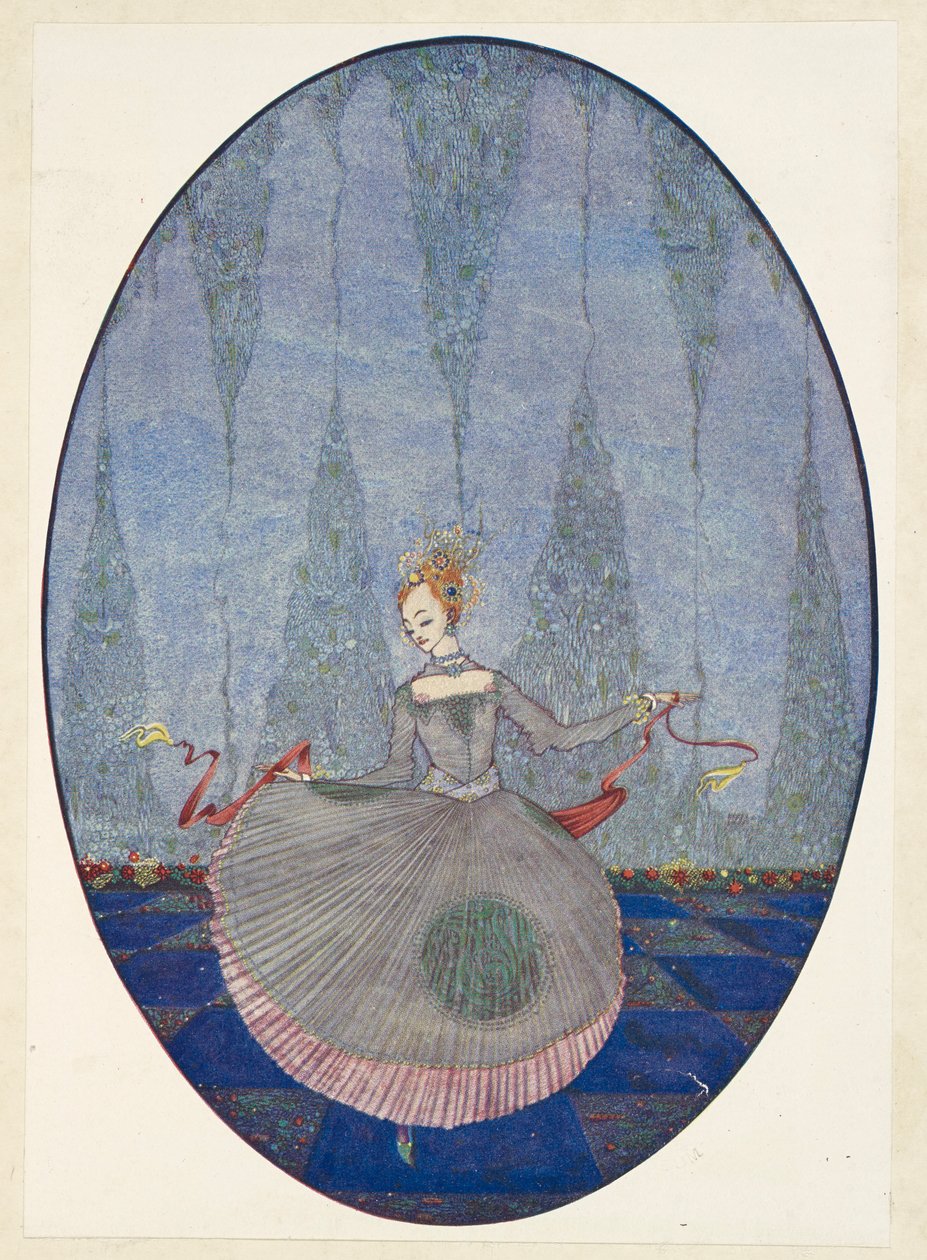 A kis tengeri szobalány. Táncol a padlón, ahogy még senki sem táncolt. alkotó: Harry Clarke