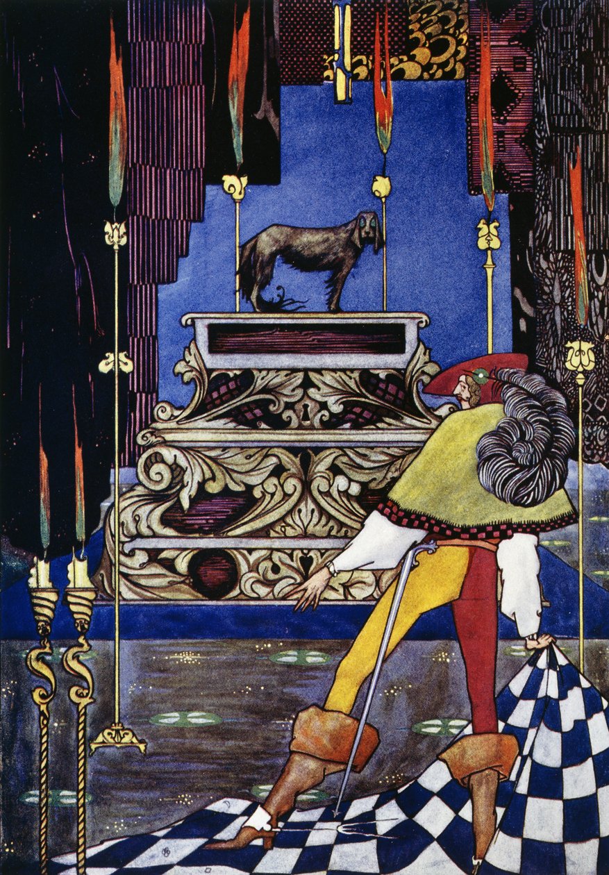 A tinderbox, Hans Christian Andersen (1805-1875) mese, Harry Clarke (1890-1931) illusztrációja alkotó: Harry Clarke