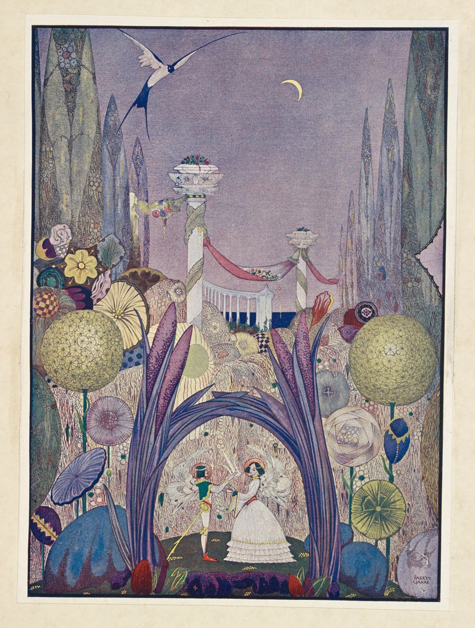 Hüvelykujj Ő legyen minden virág királynője. alkotó: Harry Clarke