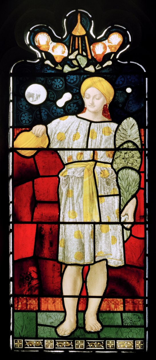 Alnwick, St Michael & St Paul, James Powell & Sons, Harry Wooldridge, Jewish Feast Celebration, 1877 alkotó: Harry Ellis Wooldridge