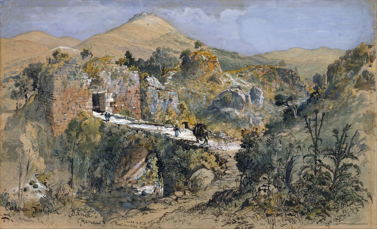Caesarea Philippi Banias alkotó: Harry Fenn