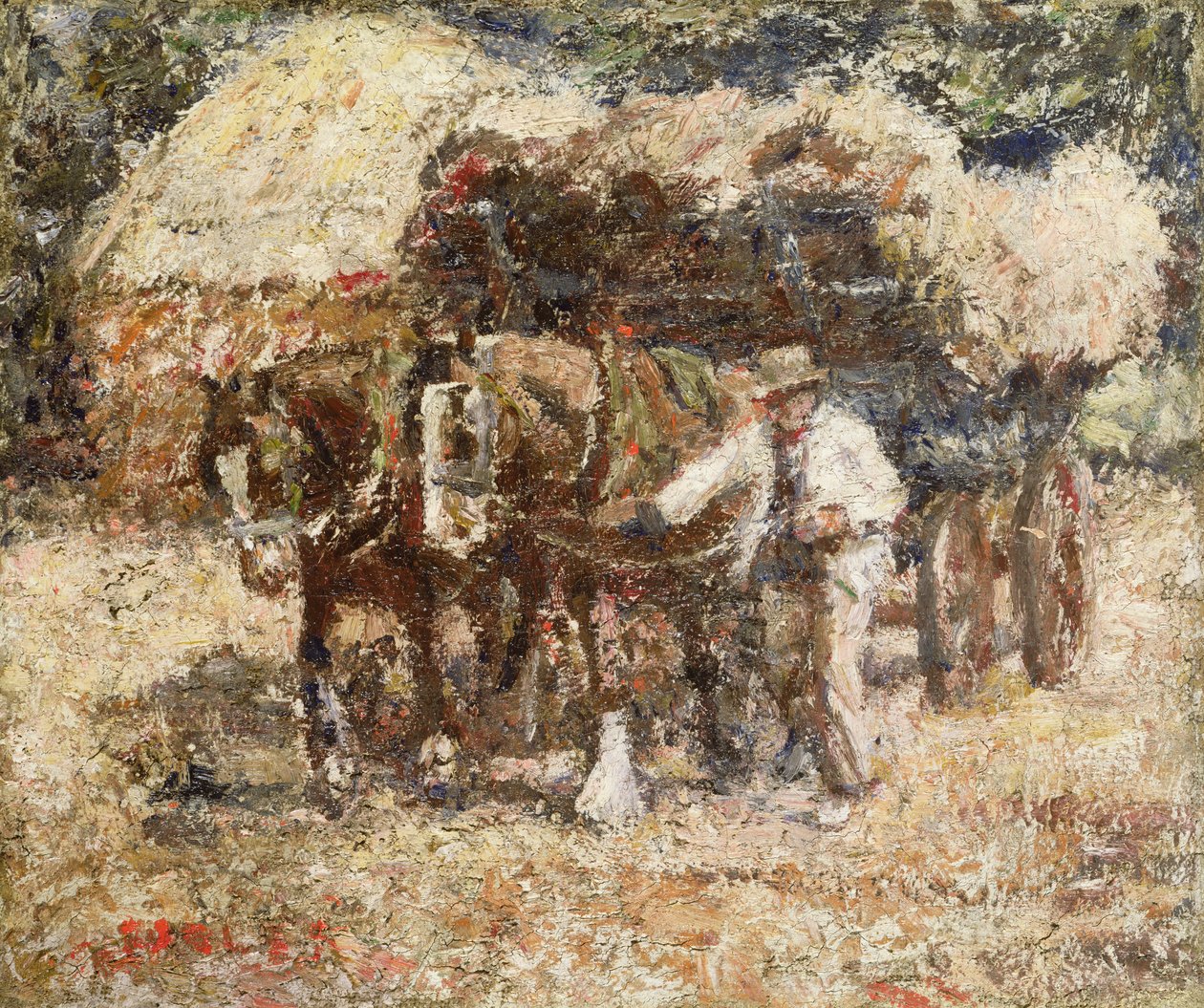 A szénakocsi alkotó: Harry Fidler