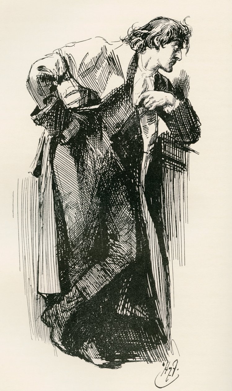 Illusztráció Charles Dickens meséje két városról című regényéhez alkotó: Harry Furniss