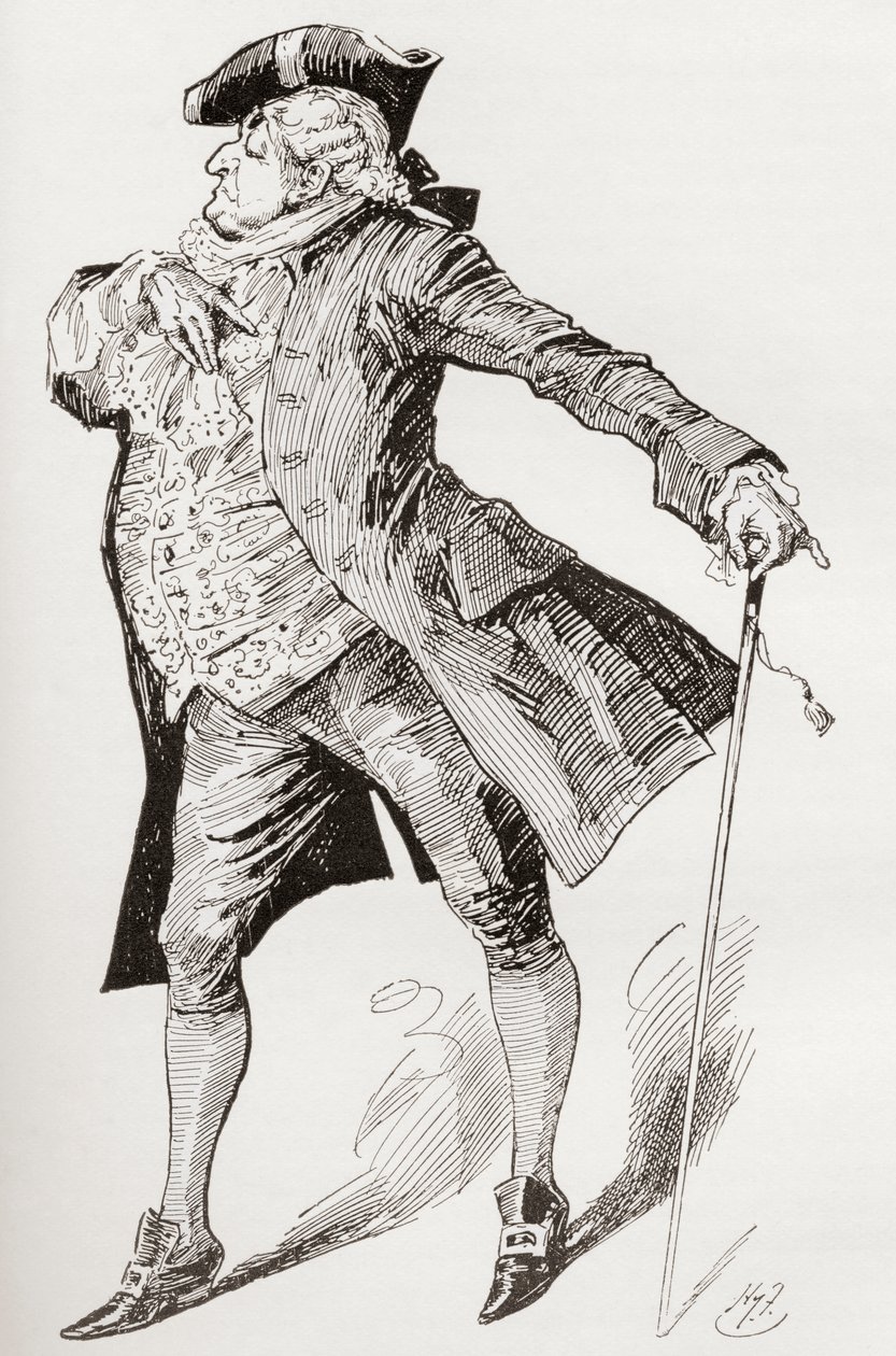 Illusztráció Charles Dickens meséje két városról című regényéhez alkotó: Harry Furniss