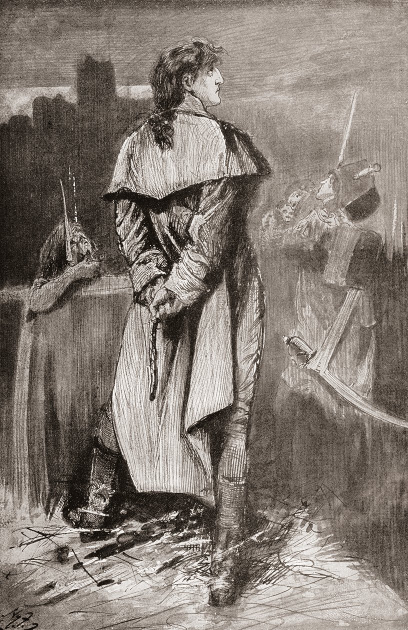 Illusztráció Charles Dickens meséje két városról című regényéhez alkotó: Harry Furniss