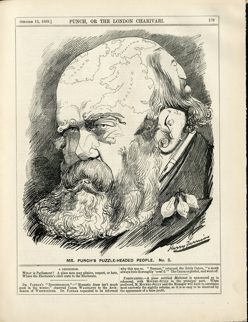 Harry Furniss (1854-1925) illusztrációja a Punchban alkotó: Harry Furniss