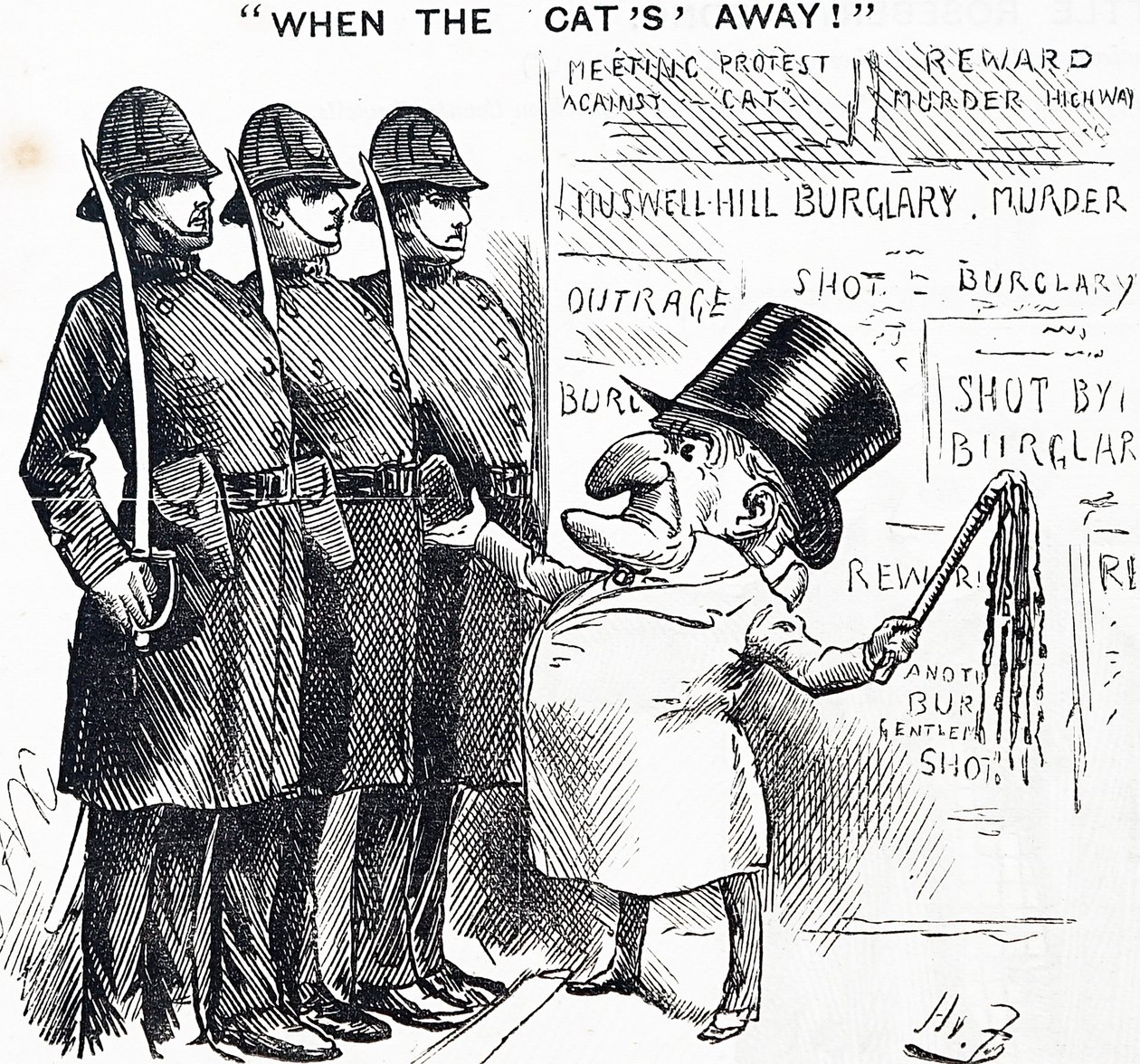 Amikor a macska távol van alkotó: Harry Furniss