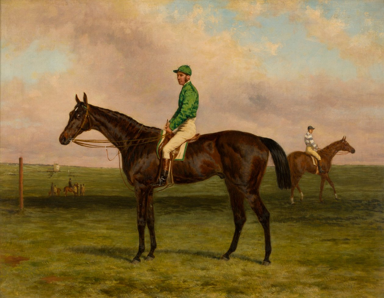 Galopin Jockey Up-al, 1875 körül (olaj, vászon) alkotó: Harry Hall