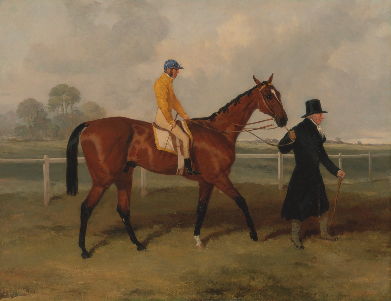 Sir Tatton Sykes vezeti a lóban „Sir Tatton Sykes” William Scott Up-pal alkotó: Harry Hall