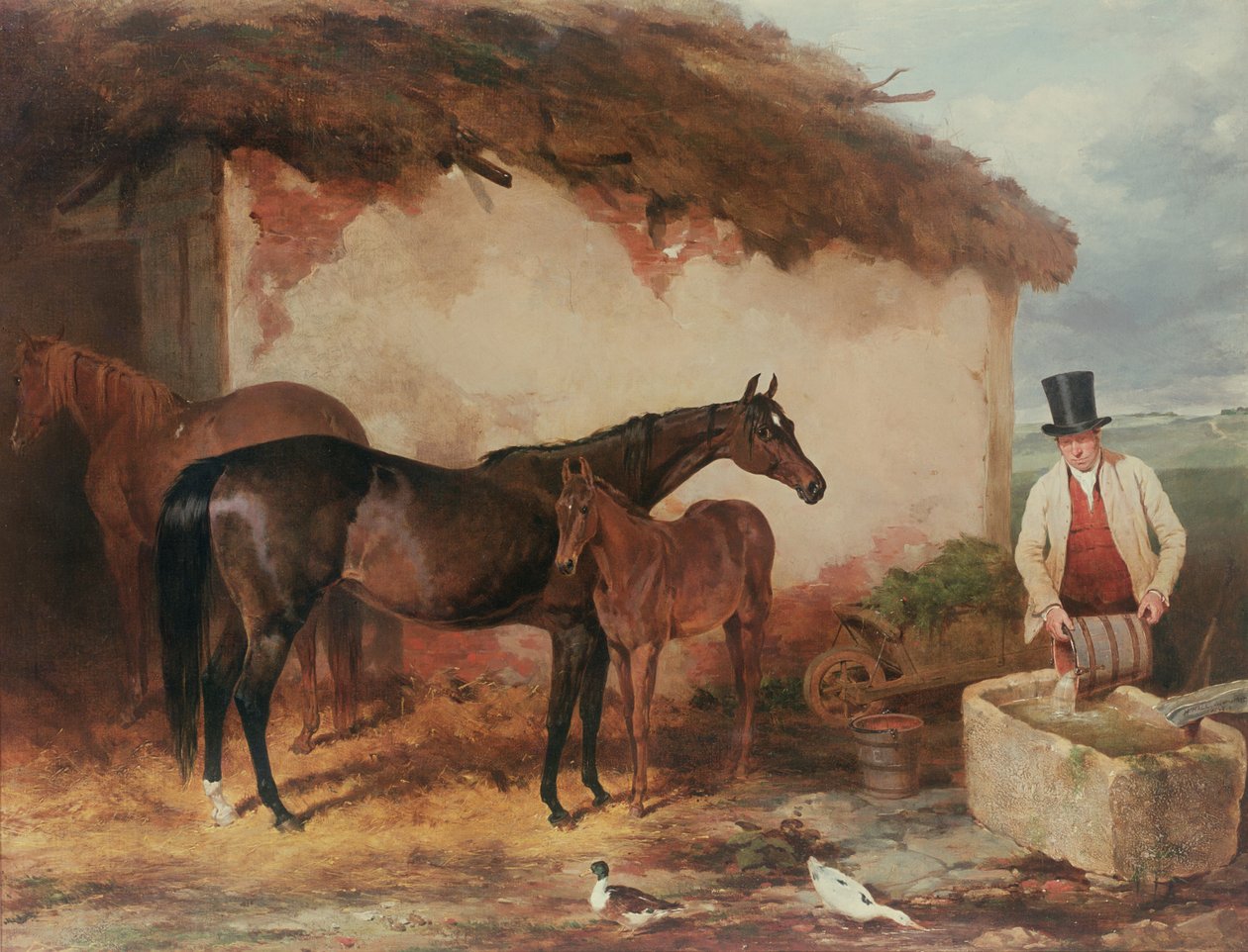 A kanca talán csikójával, 1846 alkotó: Harry Hall