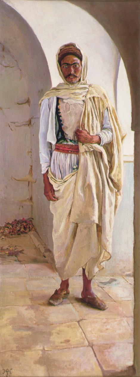 Egy dél-tuniszi berber, 1898 körül (olaj, vászon) alkotó: Harry Hamilton Johnston