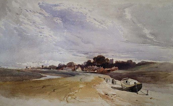 Gillingham a Medway folyón, Kent alkotó: Harry John Johnson